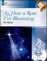 Lo, How a Rose E'er Blooming Handbell sheet music cover